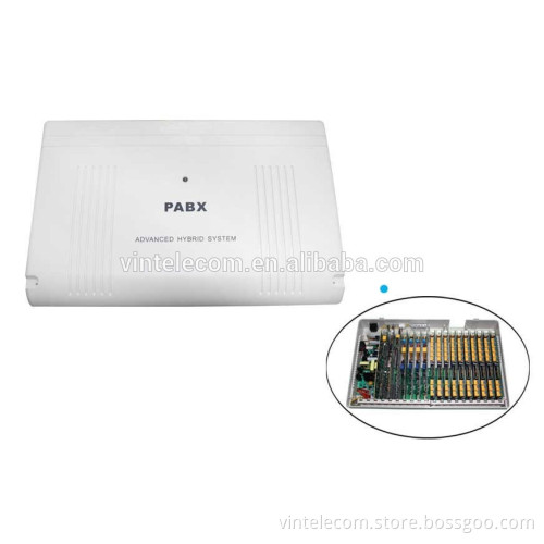 PBX supplier VinTelecom CP1696 Series telephone switch PABX / 96 extensions for users PBX system
